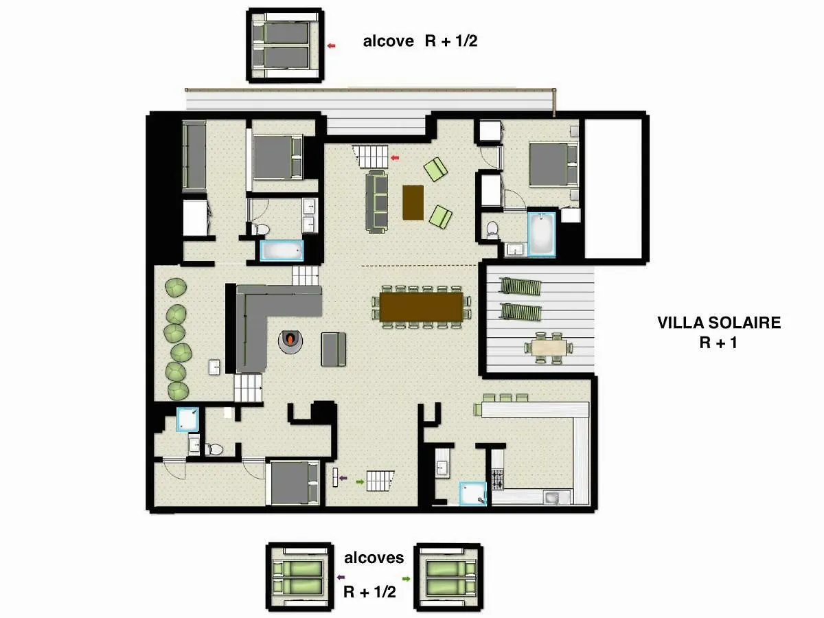 Residence Villa Solaire - Chalet Villa Solaire - 14 Personnes - Morzine Mae-3761
